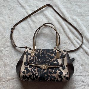 Coach Leopard Print Handbag